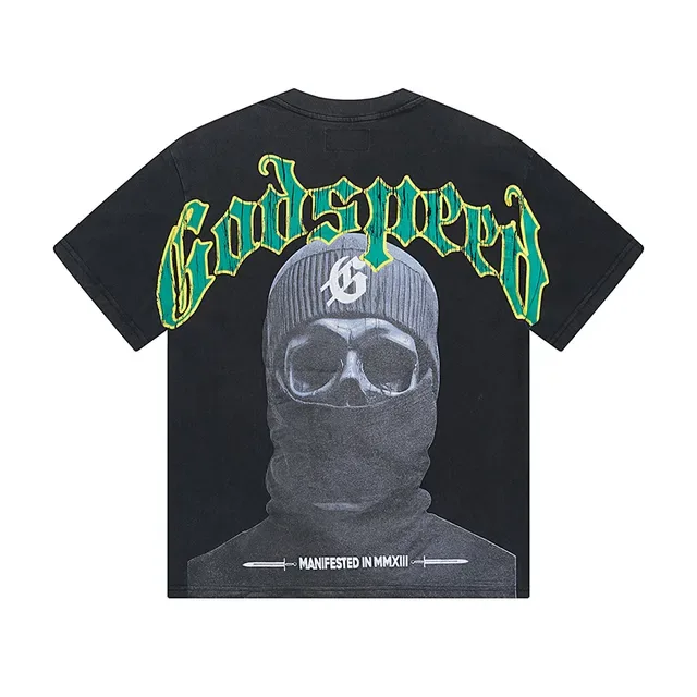 Gospeed Graphic Print Black T-Shirt 3