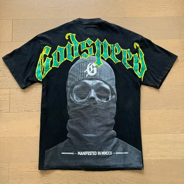 Gospeed Graphic Print Black T-Shirt 4