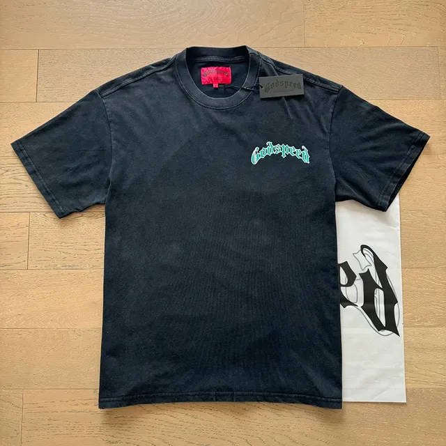 Gospeed Graphic Print Black T-Shirt 5