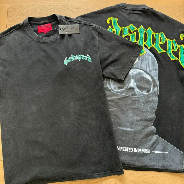 Gospeed Graphic Print Black T-Shirt 7