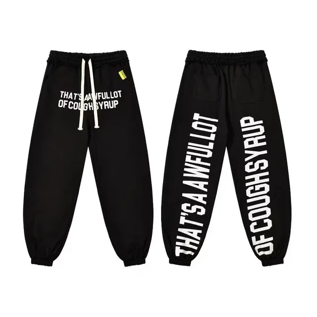 Pantalon jogging à imprimé graphique, taille élastique et chevilles élastiquées 12