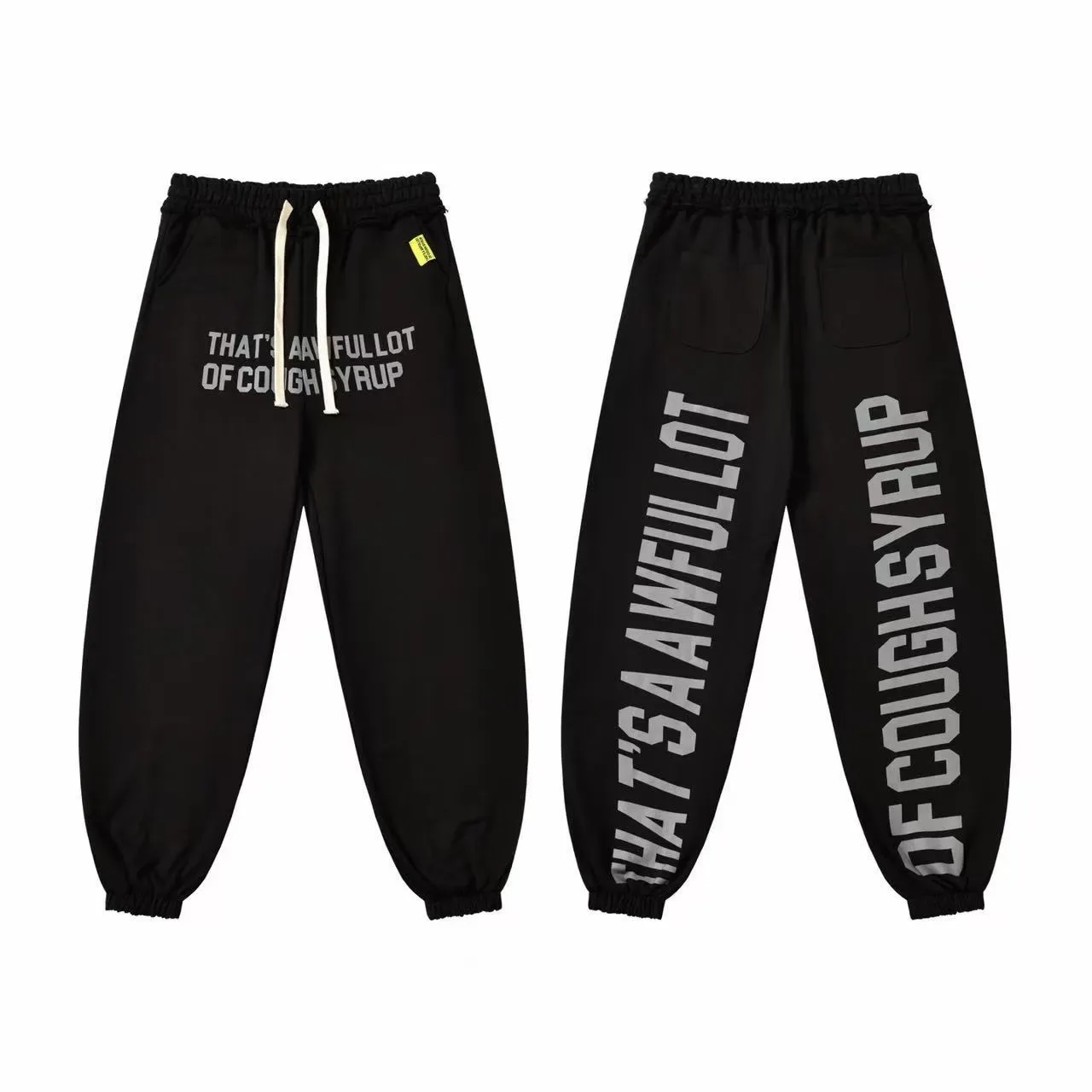 Pantalon jogging à imprimé graphique, taille élastique et chevilles élastiquées 13