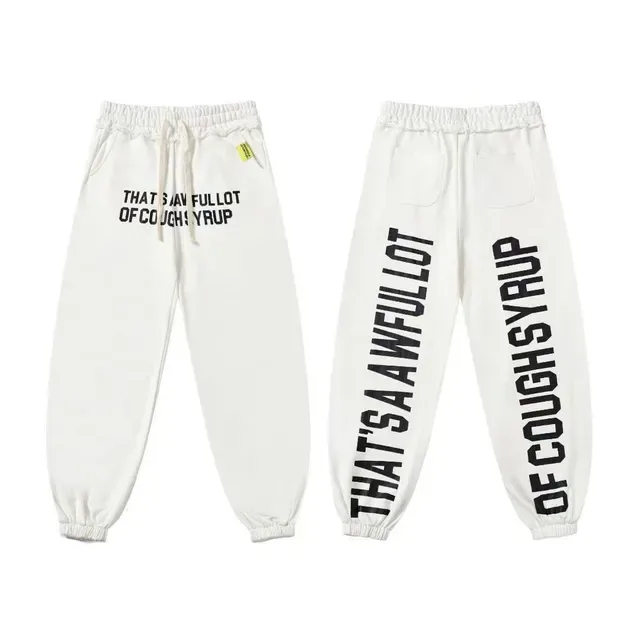 Pantalon jogging à imprimé graphique, taille élastique et chevilles élastiquées 14