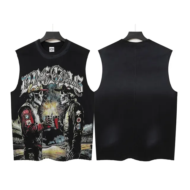 Graphic Print Sleeveless Vest Top 6