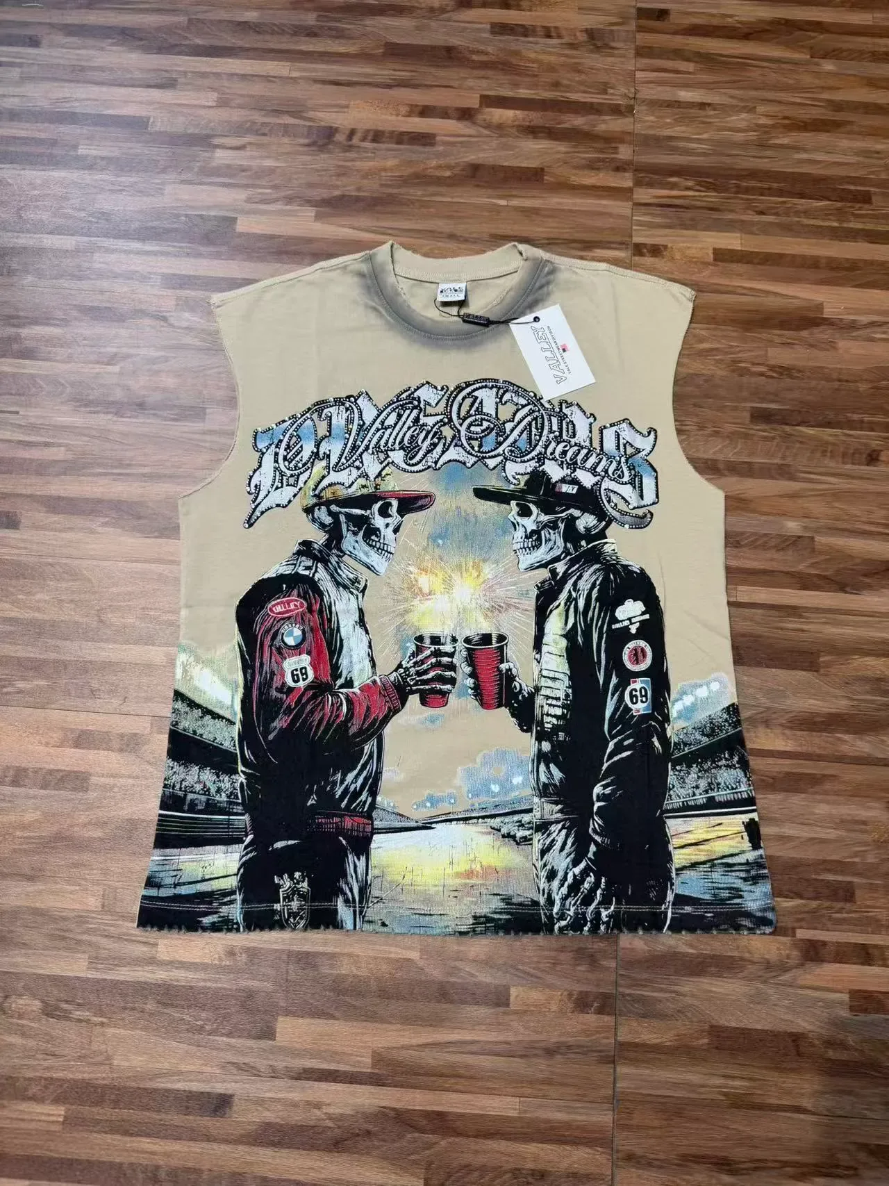 Graphic Print Sleeveless Vest Top 12