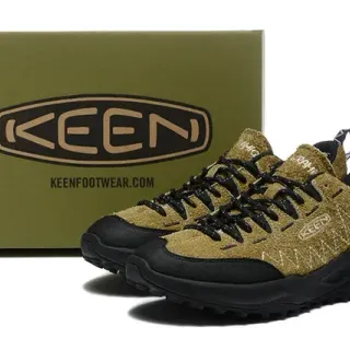 KEEN Jackson أحذية أسلوب حياة ذهبية وأسود