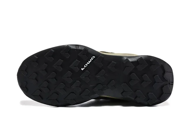 LOWA Black Gray Low-Top Hiking Sneaker GORE-TEX Lined Sneakers 19