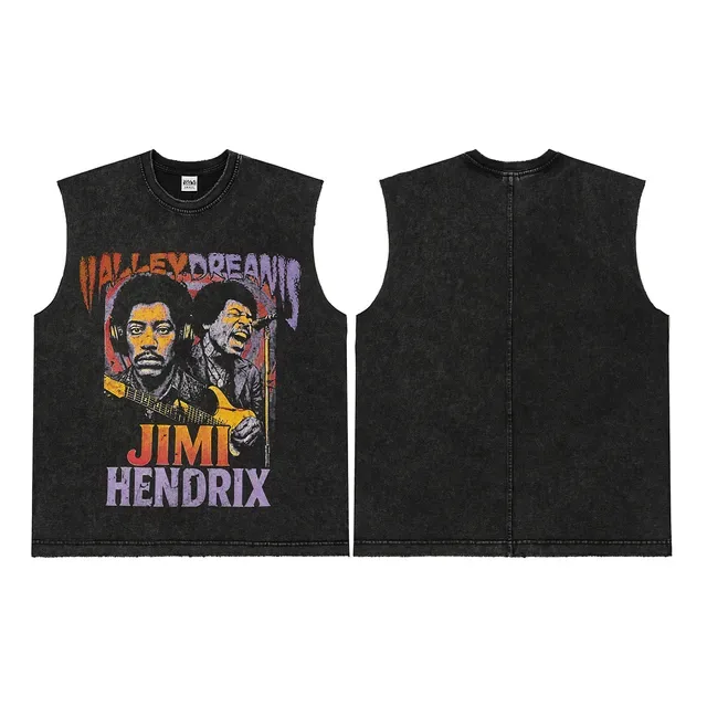 Gilet sans manches avec impression graphique en bordeaux 3