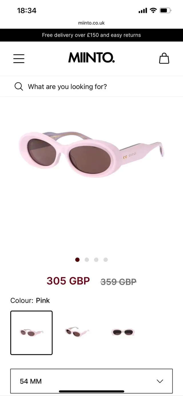 Matte Pink Oval Thin-Rimmed Sunglasses 4