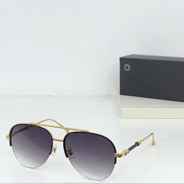 Montblanc Aviator Gradient Purple Sunglasses 3
