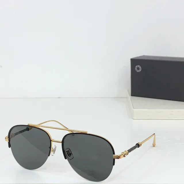 Montblanc Aviator Gradient Purple Sunglasses 4