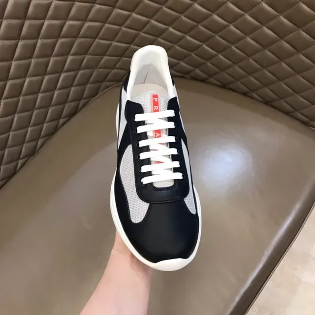 Navy and Gray Mesh-Panelled Minimalist Sneaker 4