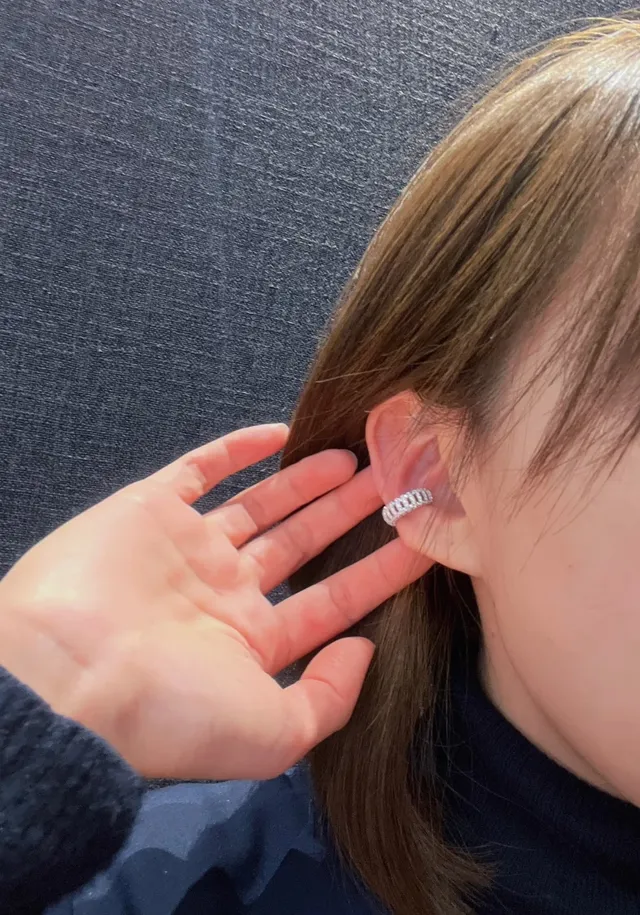 Navy Silver Blue Padded Tray Horizontal Ribbed Compartments Jewelry 3