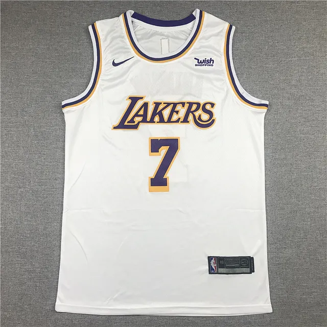 NBA Lakers Anthony #7 Maillot sans manches Blanc Violet Or 2