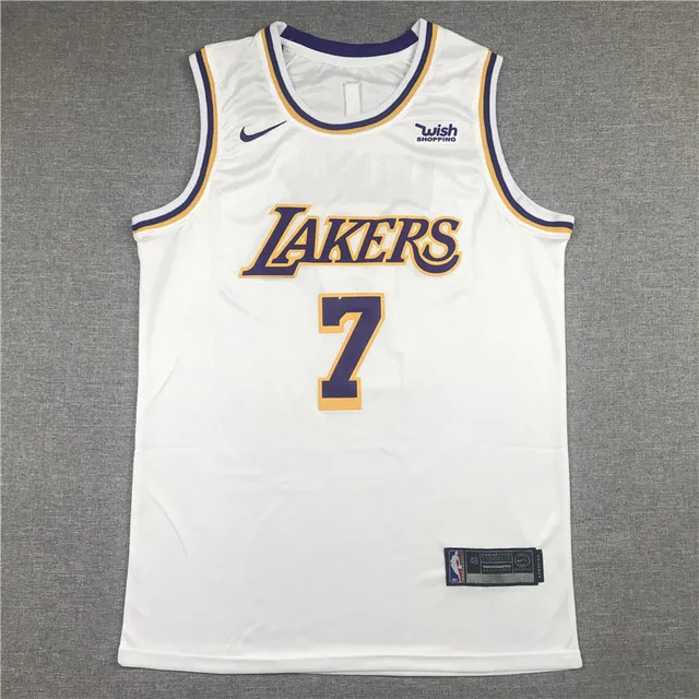 NBA Lakers Anthony #7 Maillot sans manches Blanc Violet Or 3