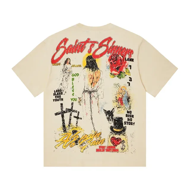 Off-White Graphic Print Oversized T-Shirt 8