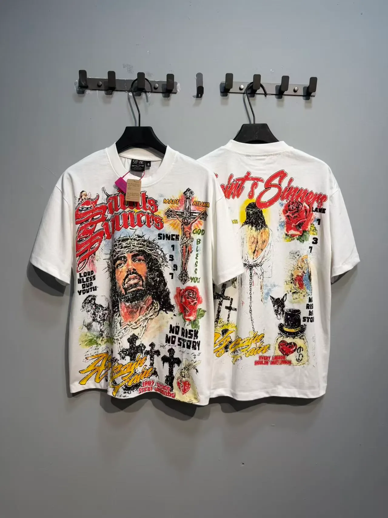 Off-White Graphic Print Oversized T-Shirt 9