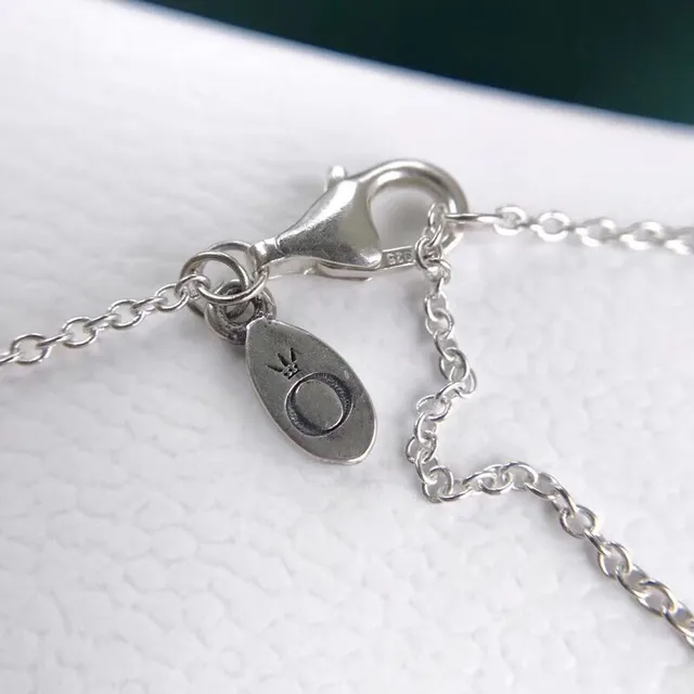 Pandora Snowflake Cubic Zirconia Pendant Necklace 2
