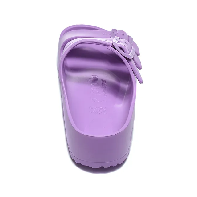 Papillio Three-Strap Buckle Sandal Lavender Purple Casual Sandals 5