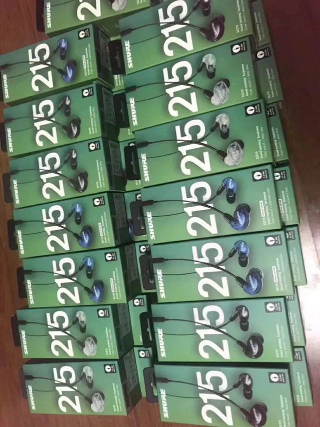 Shure SE215 Fones de ouvido com isolamento de som Preto Azul Transparente Fones de ouvido esportivos 8