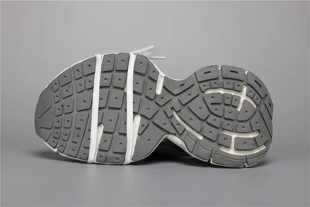 Silver White Black Red Chunky Sneakers 6
