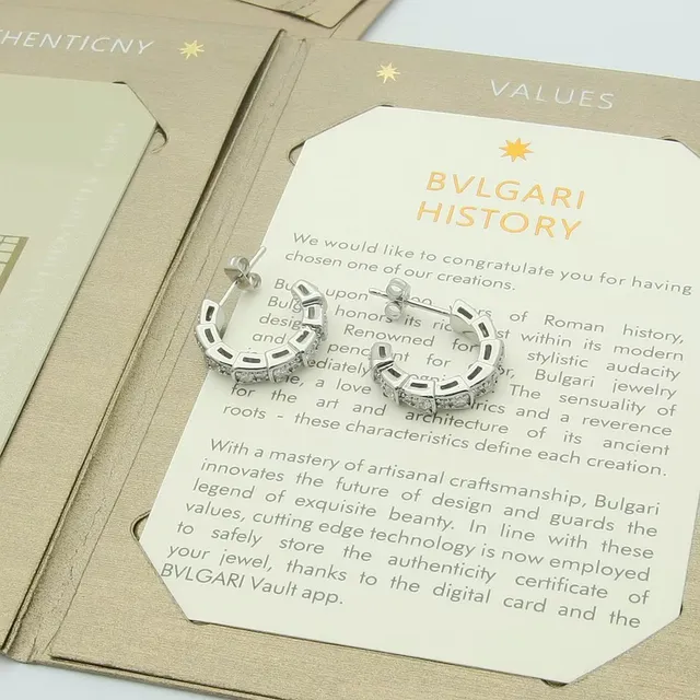 Silver White Pavé-Set Hinged Hoop Earrings 7