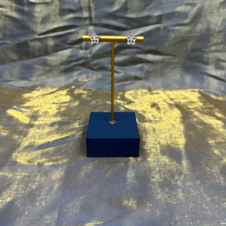 Brincos em forma de estrela com Pavé-Crystal