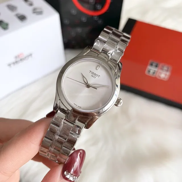 Tissot T-Lady New Wave Series Silver Dial Stainless Steel Quartz Watch 8