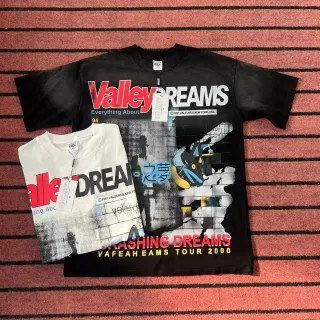 T-shirt graphique Vale Lives Valley Dreams Crashing Dreams Tour 2000