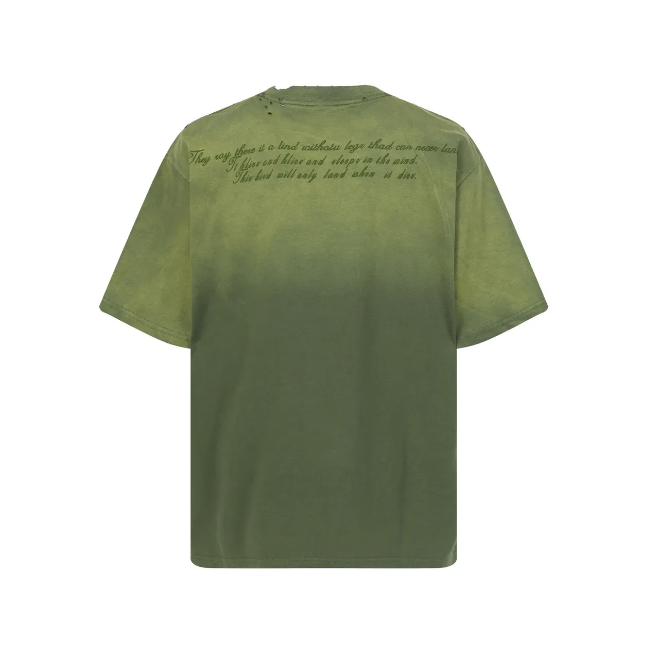 T-shirt graphique oversize vert armée Vale Valley Dreams 7