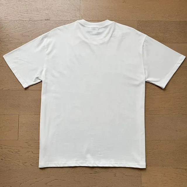 Vale White Black Graphic Print Distressed Typography T-Shirt 6