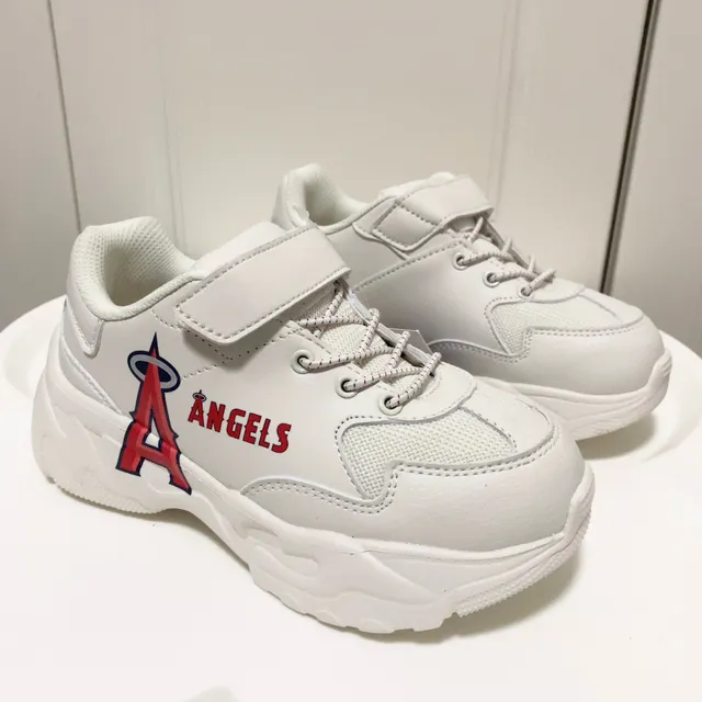 White Navy Platform Sole Cartoon Bear Graphic Chunky Sneakers 5