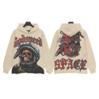 Godspeed All Out Space Graphic Oversized Hoodie
