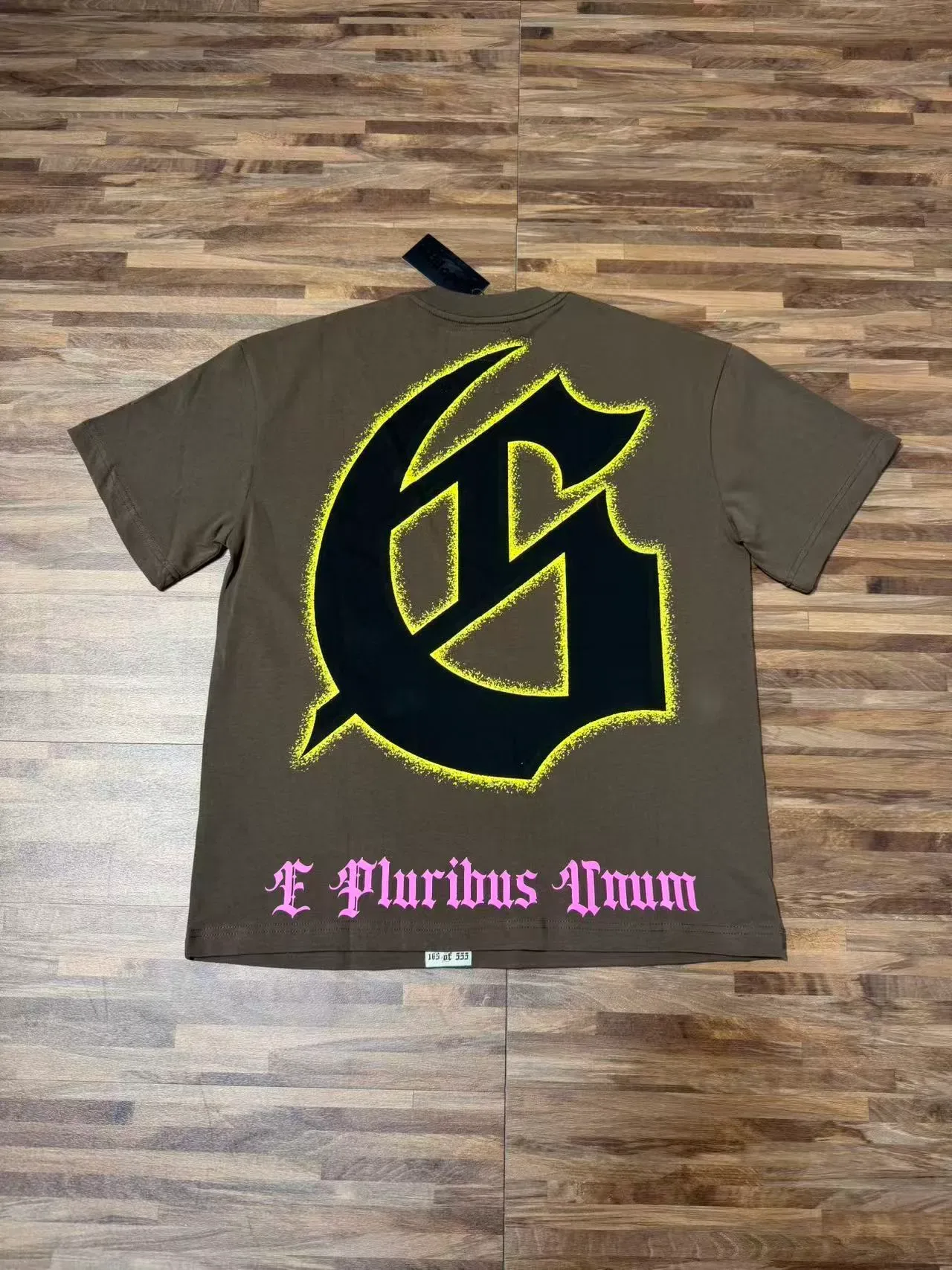 Godspeed Graphic Print Olive Brown T-Shirt 3
