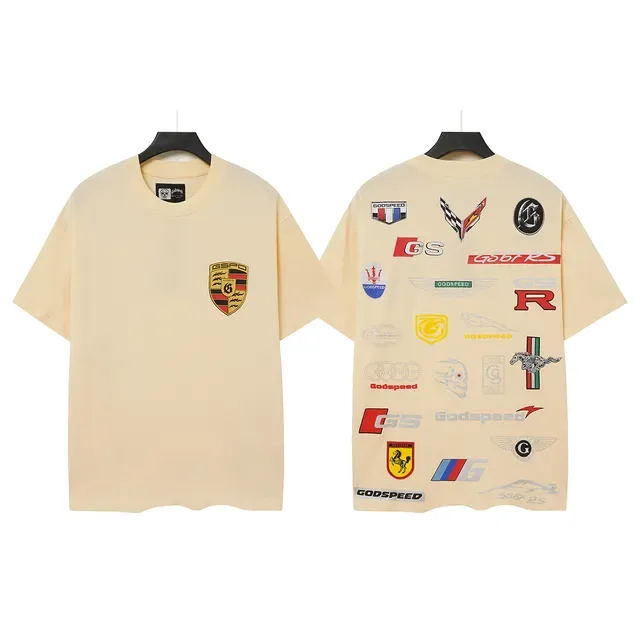Godspeed Motorsport Patchwork Off-White Graphic T-Shirt 2