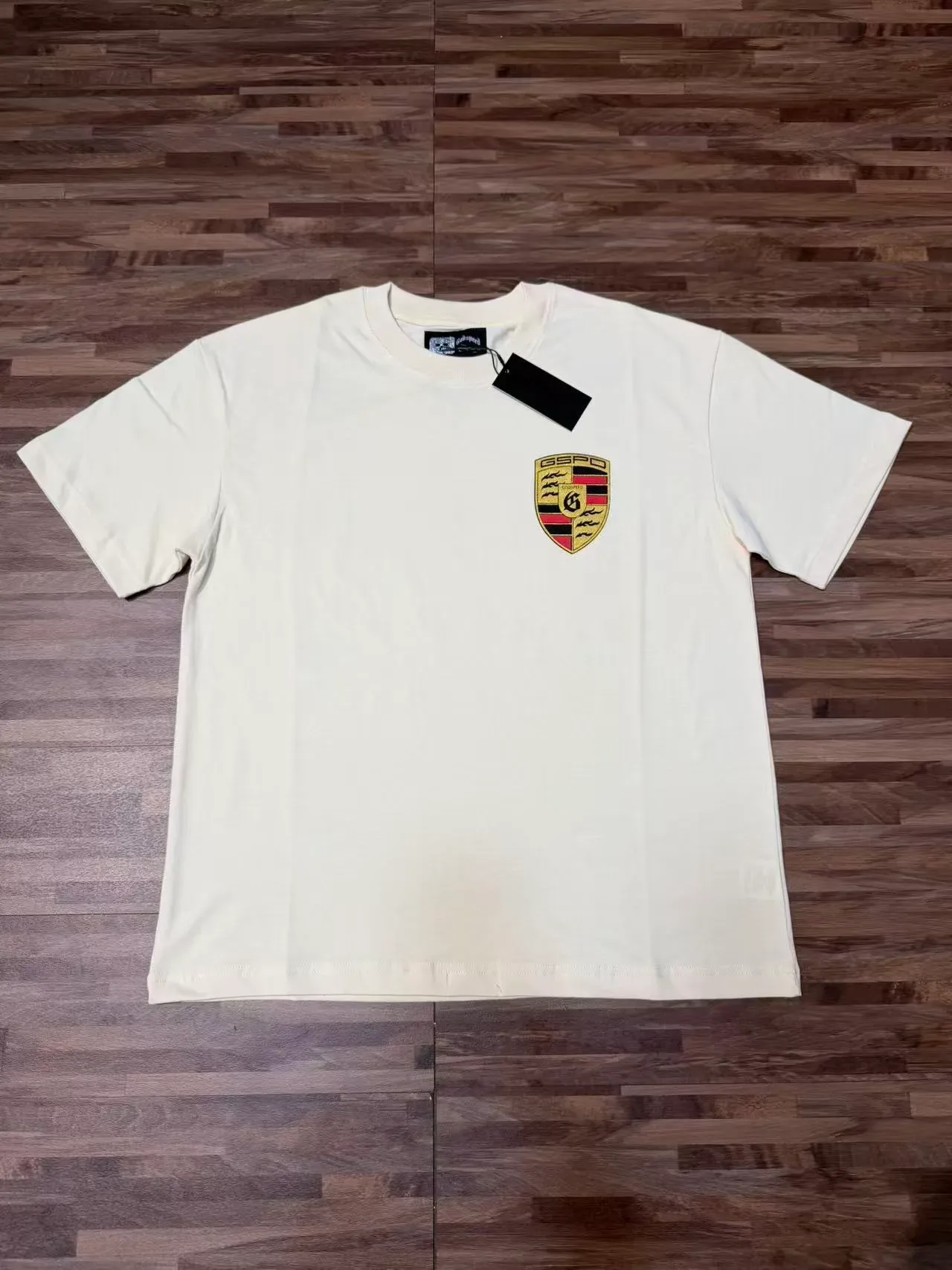 Godspeed Motorsport Patchwork Off-White Graphic T-Shirt 7