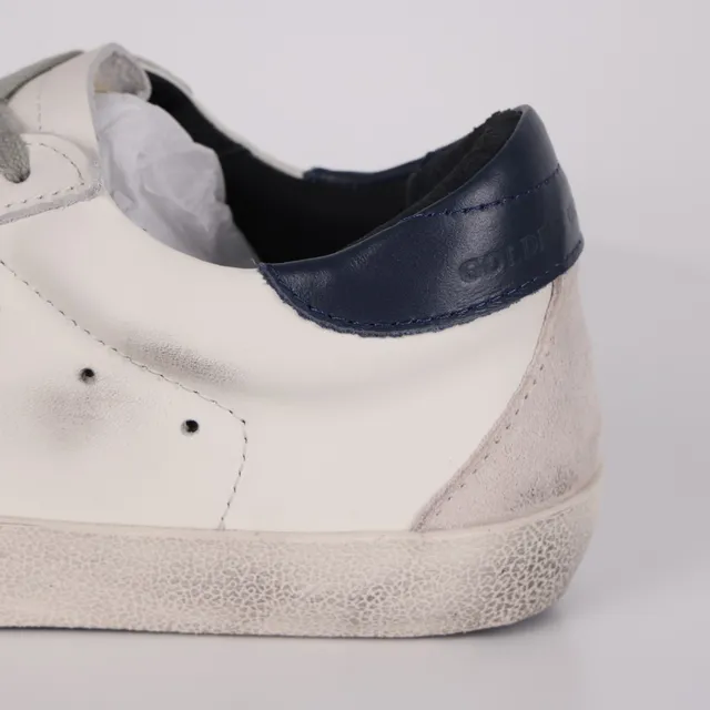 Golden Goose Superstar Off-White جلد متضرر أحذية رياضية أسلوب حياة 4