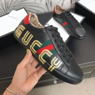 Gucci Ace GUCCY Zapatillas lifestyle de cuero negro