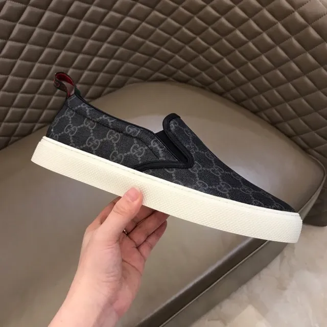 Gucci Ace Loafer Black GG Monogram Canvas Slip-On Loafer 3