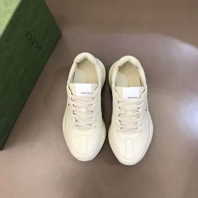 Gucci Ace Off-White Cartoon Graphic Chunky Sneakers 9