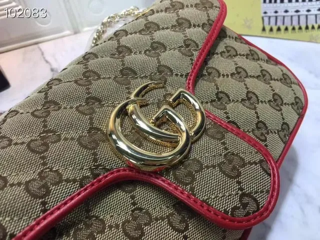 Gucci Dionysus Bolsa Bege GG Monogram Tela Corrente 5