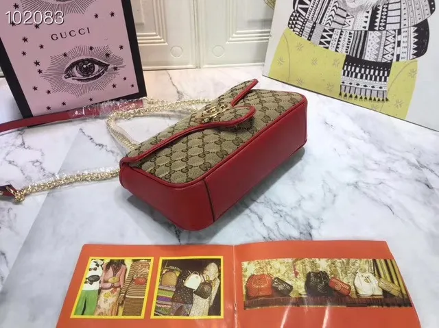 Gucci Dionysus Bolsa Bege GG Monogram Tela Corrente 6