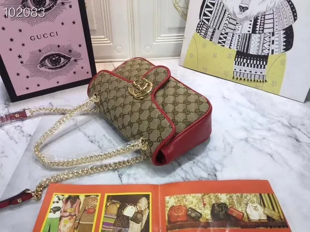 Gucci Dionysus Bolsa Bege GG Monogram Tela Corrente 7