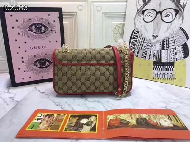 Gucci Dionysus Bolsa Bege GG Monogram Tela Corrente 8