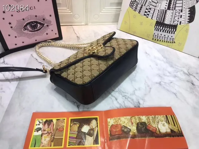 Gucci Dionysus Bolsa Bege GG Monogram Tela Corrente 15