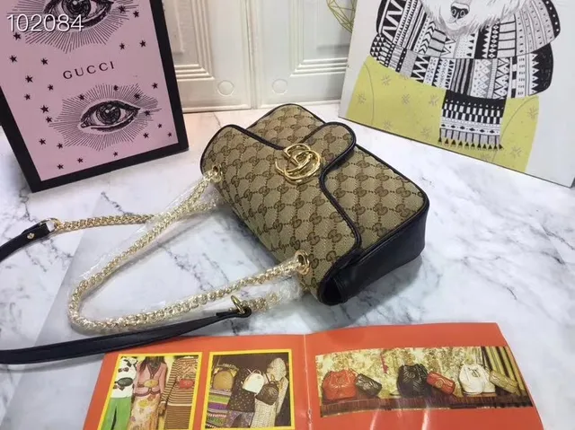 Gucci Dionysus Bolsa Bege GG Monogram Tela Corrente 16