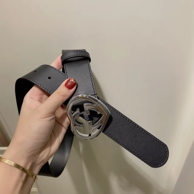Gucci GG Marmont fivela de coração cinto de couro preto 5