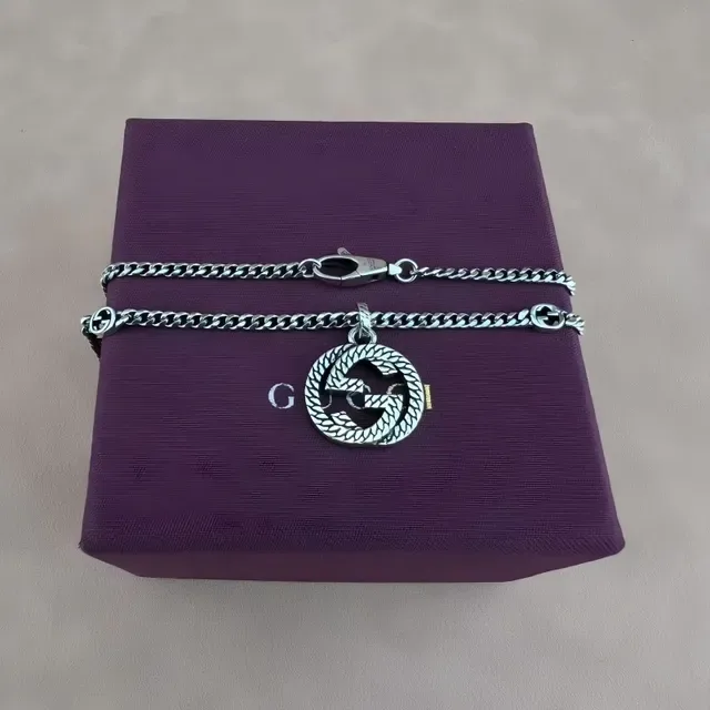 Gucci GG Marmont Interlocking G Rope Pendant Necklace 3