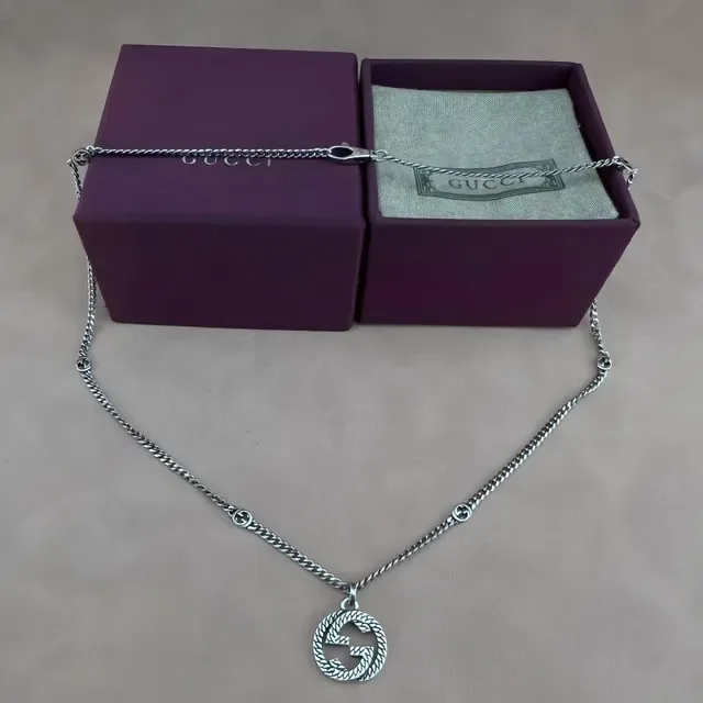 Gucci GG Marmont Interlocking G Rope Pendant Necklace 5