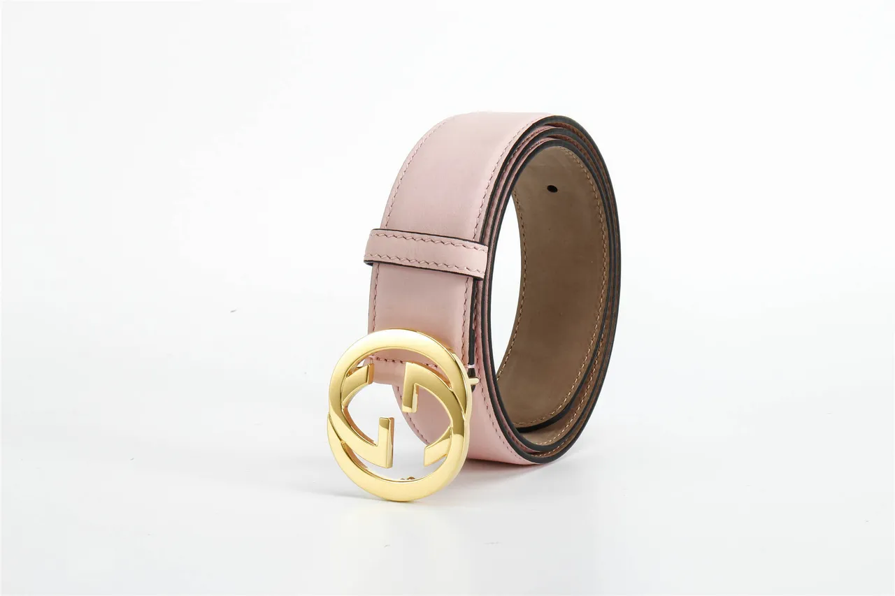 Gucci GG Marmont Cinto de couro rosa 7